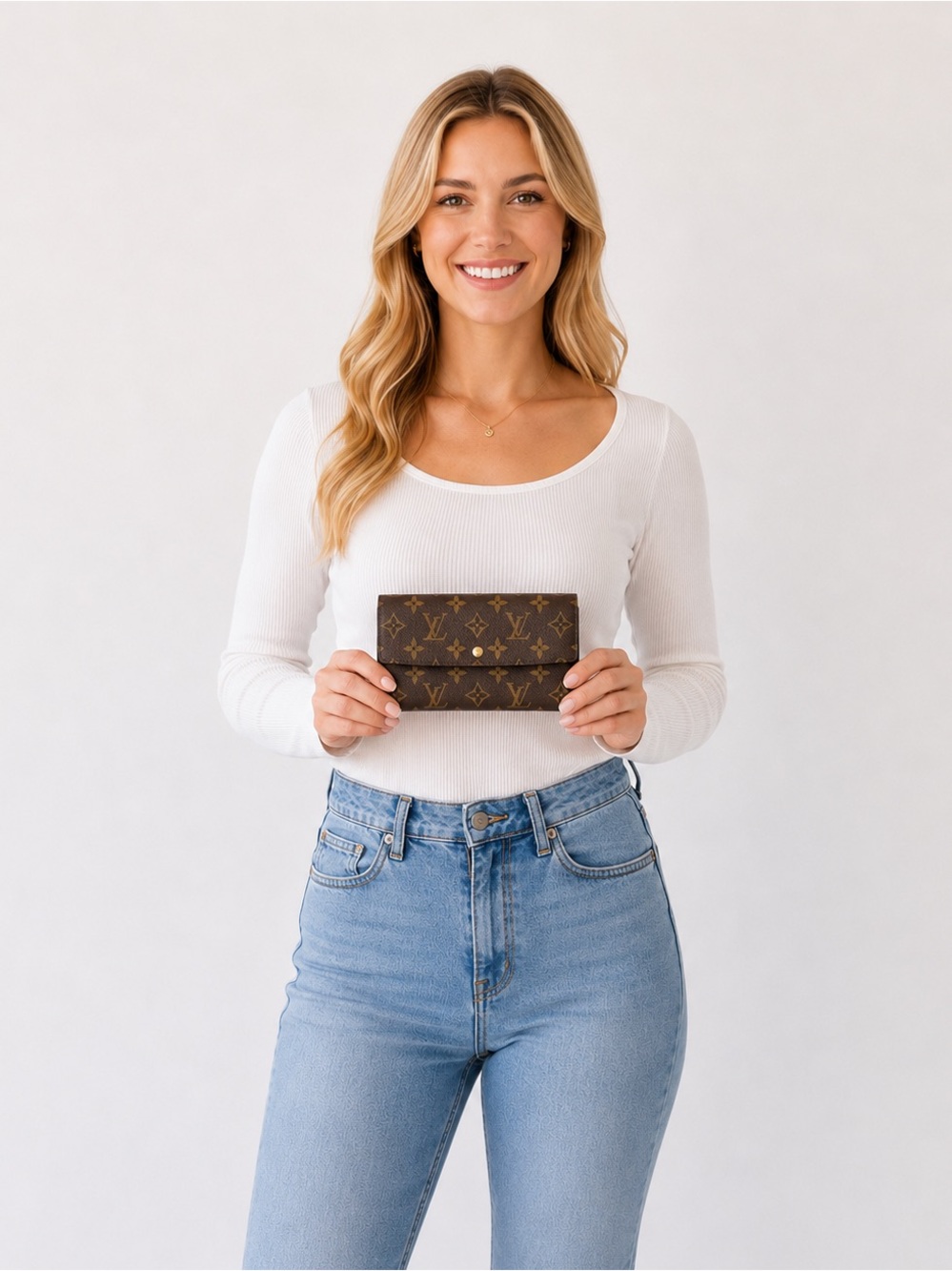 Louis Vuitton Brown Monogram Wallet Timeless Luxury - Picture 16 of 16